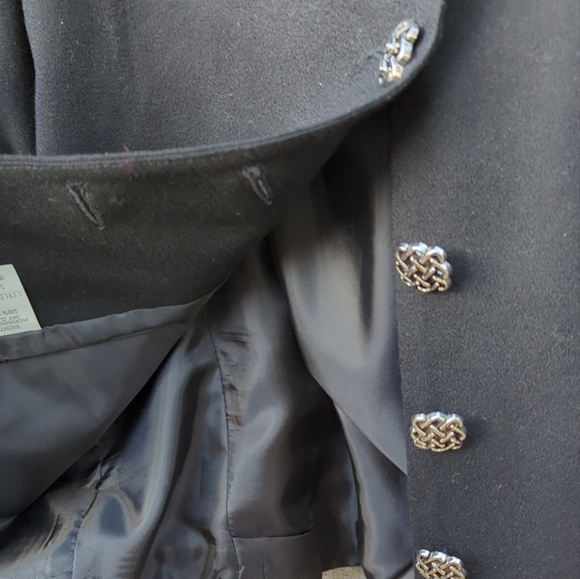 VINCI Clothiers Vintage Wool Black Jacket Blazer - Picture 6 of 12